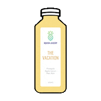 Vacation Juice Sticker by Squish Juicery