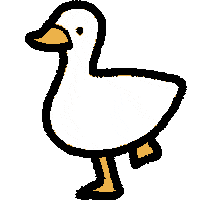 Bird Duck Sticker
