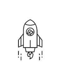 MEINEJUNGS rocket rakete meinejungs meine jungs Sticker
