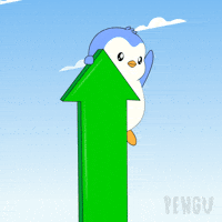 To The Moon Penguin GIF by Pudgy Penguins