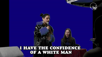 Confidence of a White Man