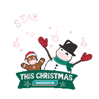 Santa Claus Christmas Sticker by Watsons
