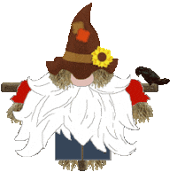 Gnome Scarecrow Sticker