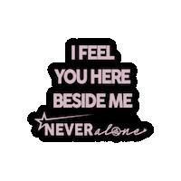 Neveralone Sticker by Thank You Hashem