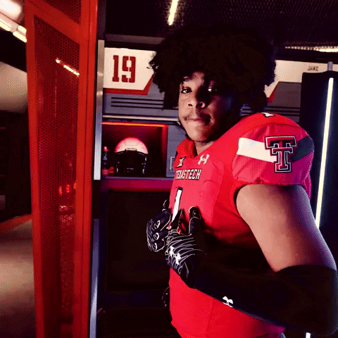 Harvey Dyson GIF by Texas Tech Football