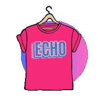 Echo Pink Shirt Sticker by Day of Pink