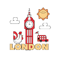 London Wine Sticker by GumGum