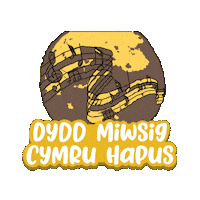 Dydd Miwsig Cymru Sticker