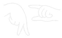 Finger R Sticker