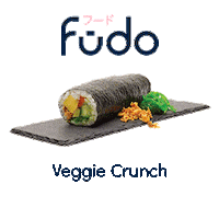 FudoSushi sushi roll zaandam fudo sushi veggie sushi Sticker