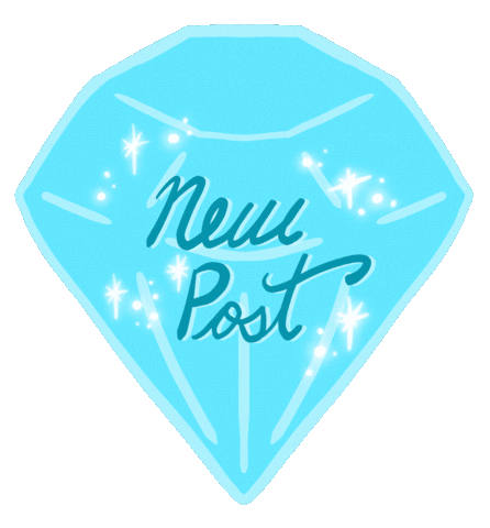 New Post Sparkle Sticker