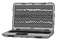 Computer Hello Sticker by Blind Florist