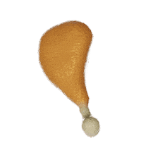 Fried Chicken 3D Sticker