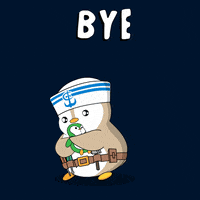 Bye Bye Goodbye GIF by Pudgy Penguins