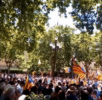 Thousands Rally in Barcelona in Support of Catalonia's Independence Referendum