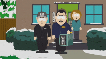 dea agents leaving GIF by South Park 