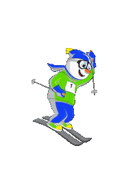 SkiKranjskaGora fun snow winter ski Sticker