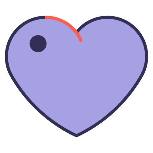 heart love Sticker by Curology