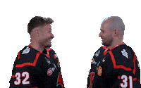 Happy Hockey Sticker by Saale Bulls
