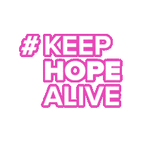 Keep Hope Alive Sticker by HopeUC