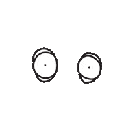 mad eyes Sticker by Quipster
