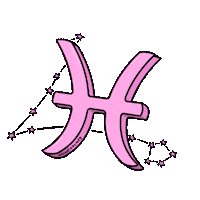 Zodiac Sign Pink Sticker by Doodle by Meg