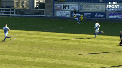 Goal Cross GIF by Cliftonville Football Club