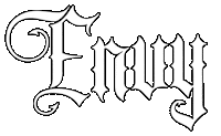 Envy Sins Sticker by Big Fang Collective