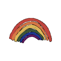 MidwestHouse rainbow pride lgbtq sxsw Sticker