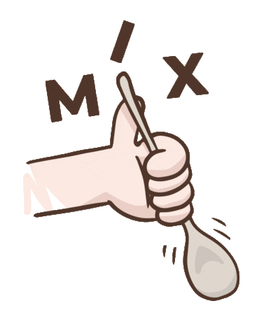 RealRadFood baking roll mix pour Sticker