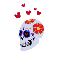 Halloween Love Sticker by Kim Campbell