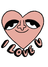I Love You Heart Sticker