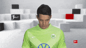 Vfl Wolfsburg Smile GIF by Bundesliga