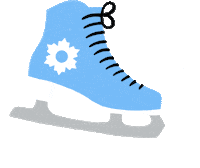 Ice Skating Heart Sticker by Ottawa Tourism