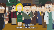photo crowd GIF by South Park 