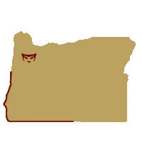 Willamette Sticker by wubearcats