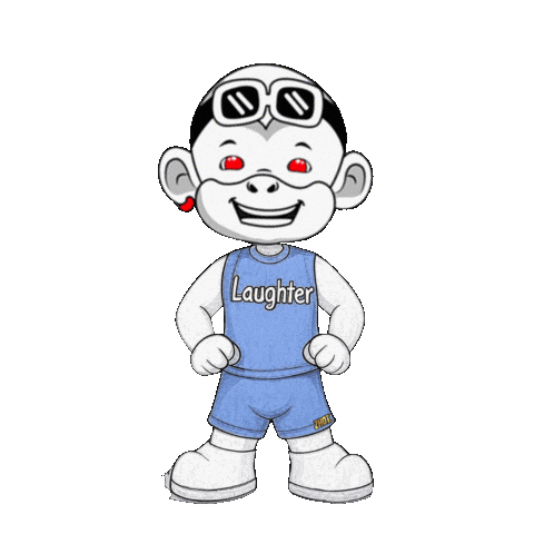 Laugh Lol Sticker by Zhot Shop