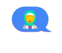 VirtueByVICE women doctor change hijab Sticker