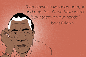 James Baldwin Black History Month GIF