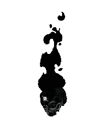 Fire Skull Sticker