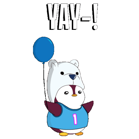 Happy Fun Sticker by Pudgy Penguins