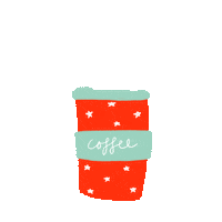 Christmas Coffee Sticker