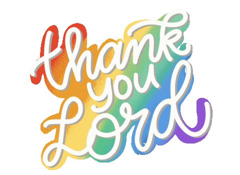 Thank You Lord Sticker by Mighty Hands