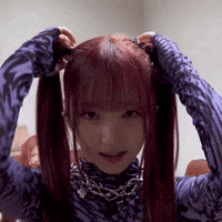 K Pop Hair Flip GIF