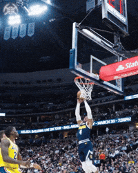 Dunk Russ GIF by Denver Nuggets