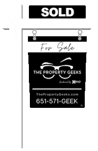 ThePropertyGeeks real estate realtor sold sign Sticker