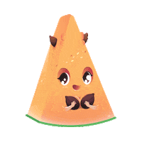 restoratingru food summer fruit shy Sticker