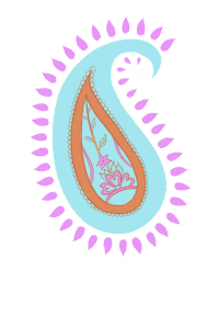 Spring Paisley Sticker