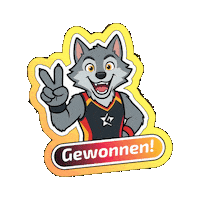 Winner Mascot Sticker by Die Finals
