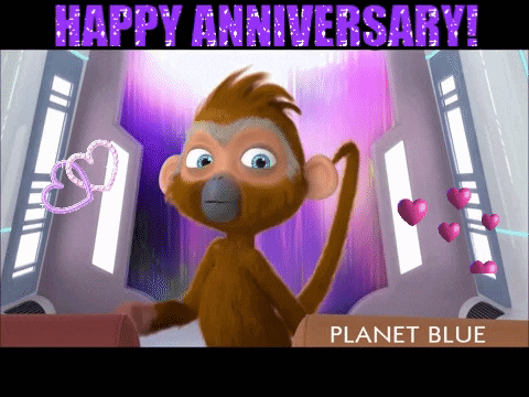 Happy Anniversary GIF by Planet Blue